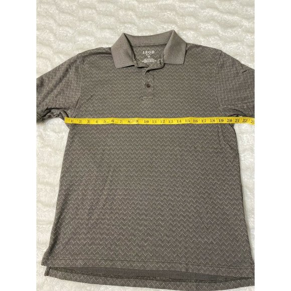 Izod Polo Shirt Medium Golf Polyester Gray Men's M - Picture 2 of 7